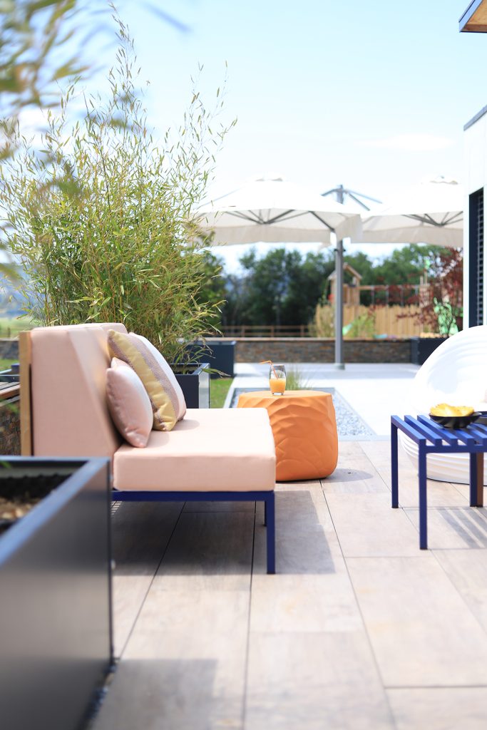 Mobilier outdoor sur terrasse